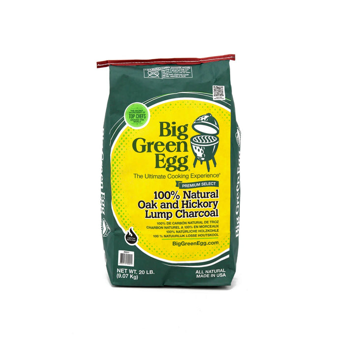 BIG GREEN EGG 100% Natural Lump Charcoal - Oak & Hickory