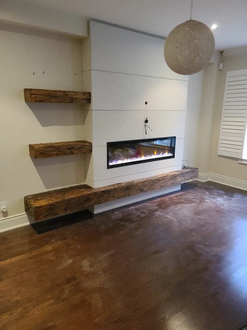 Vintage Woodcrafters Hand Hewn Beams