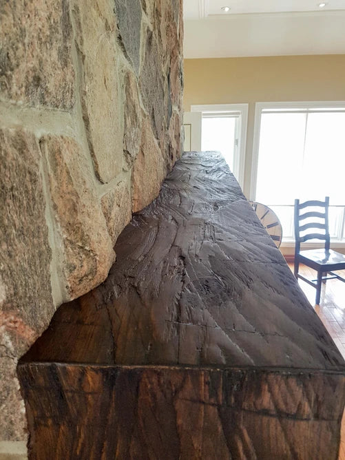 Vintage Woodcrafters Hand Hewn Beams