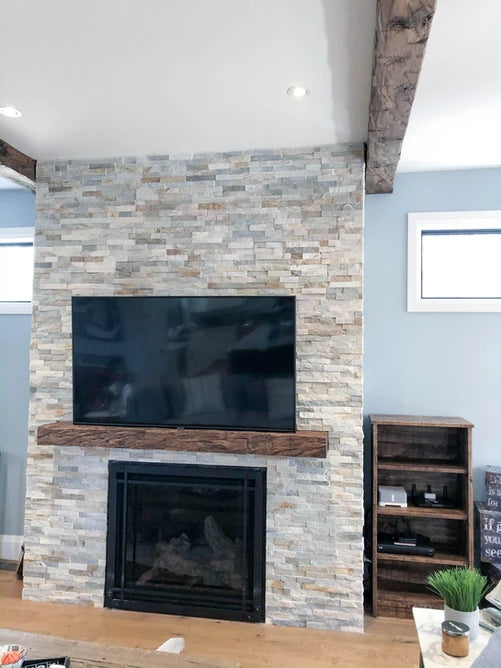 Vintage Woodcrafters Hand Hewn Beams