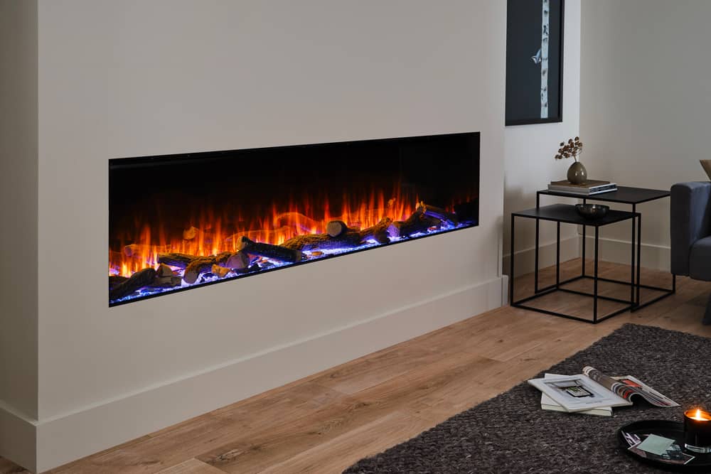 British Fires - New Forest 75" Electric Fireplace