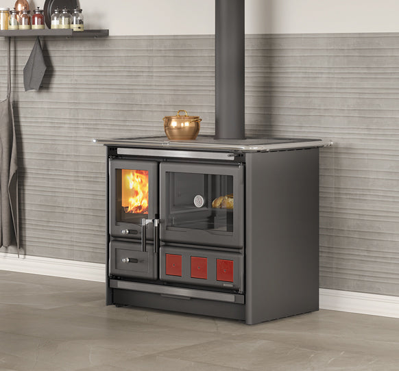 La Nordica - Rosa XXL Wood Cookstove - Steel