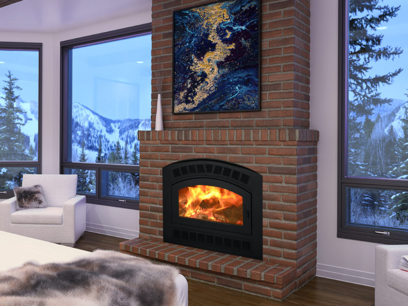 Kozy Heat Albany Wood Fireplace - Floor Model Sale - SAVE $2000