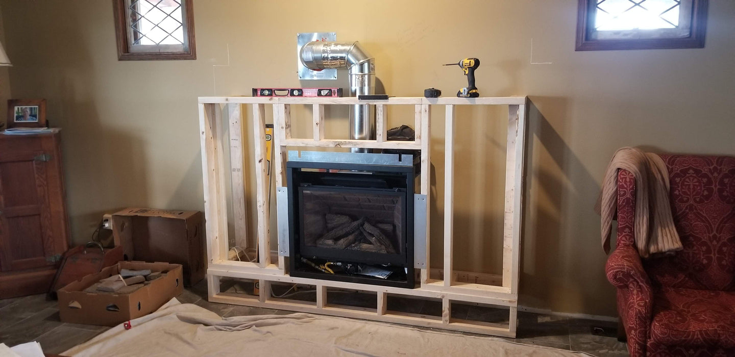 Valor Horizon Gas Fireplace Install