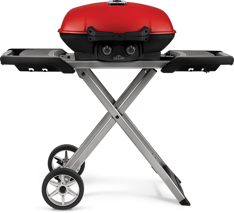 Napoleon TravelQ 285 with Scissor Cart and Griddle (TQ285X-RD-1-A)