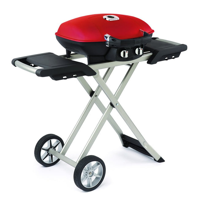 Napoleon TravelQ 285 with Scissor Cart and Griddle (TQ285X-RD-1-A)