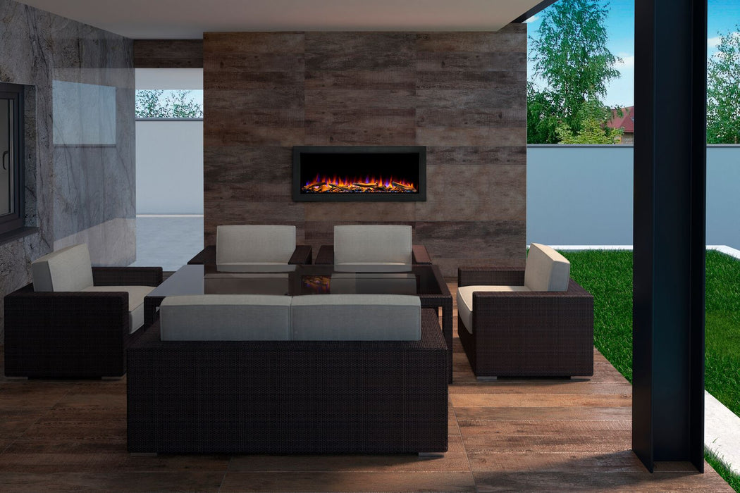 Simplifire Forum Fireplace - Outdoor Electric