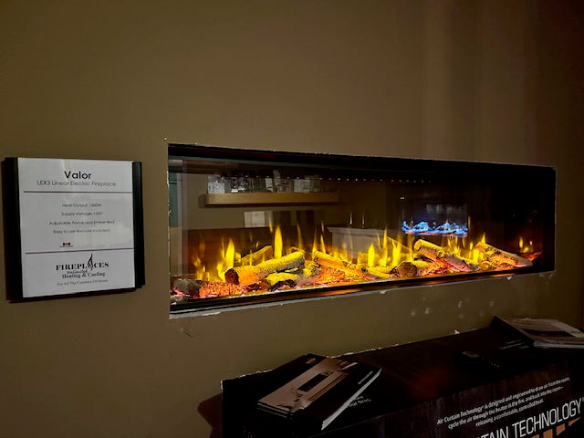 Valor LEX3 Electric Fireplace - 60" - DEMO SALE