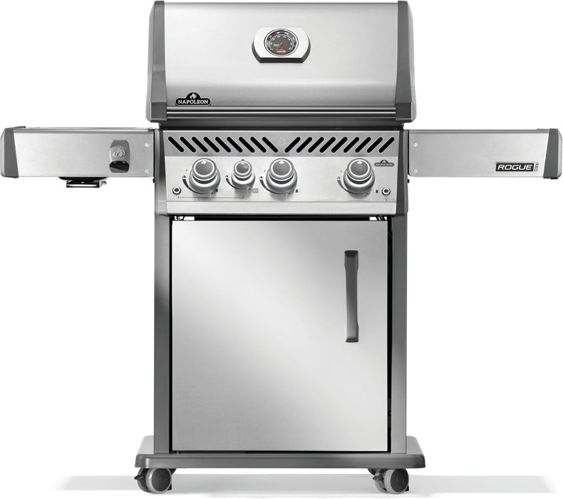 Napoleon Rogue PRO 425 Stainless Steel Gas BBQ (NG) with Infrared Side Burner (RP425SIBNSS-2)