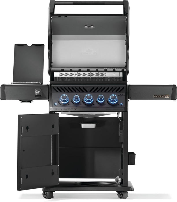 Napoleon Phantom Rogue PRO-S 425RSIB Black Gas BBQ (Propane) with Side Burner (RPS425RSIBPK-2-PHM)