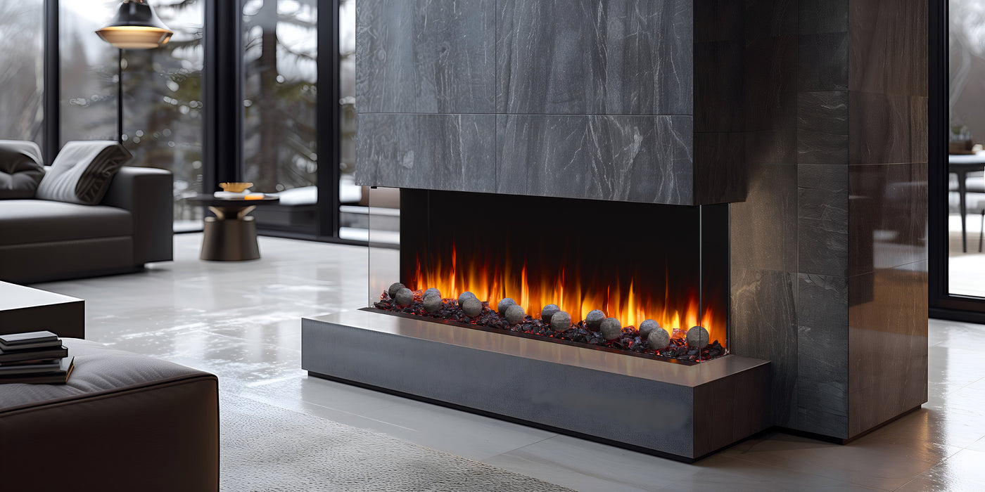 SimpliFire Triton Electric Fireplace (50", 65", 78")