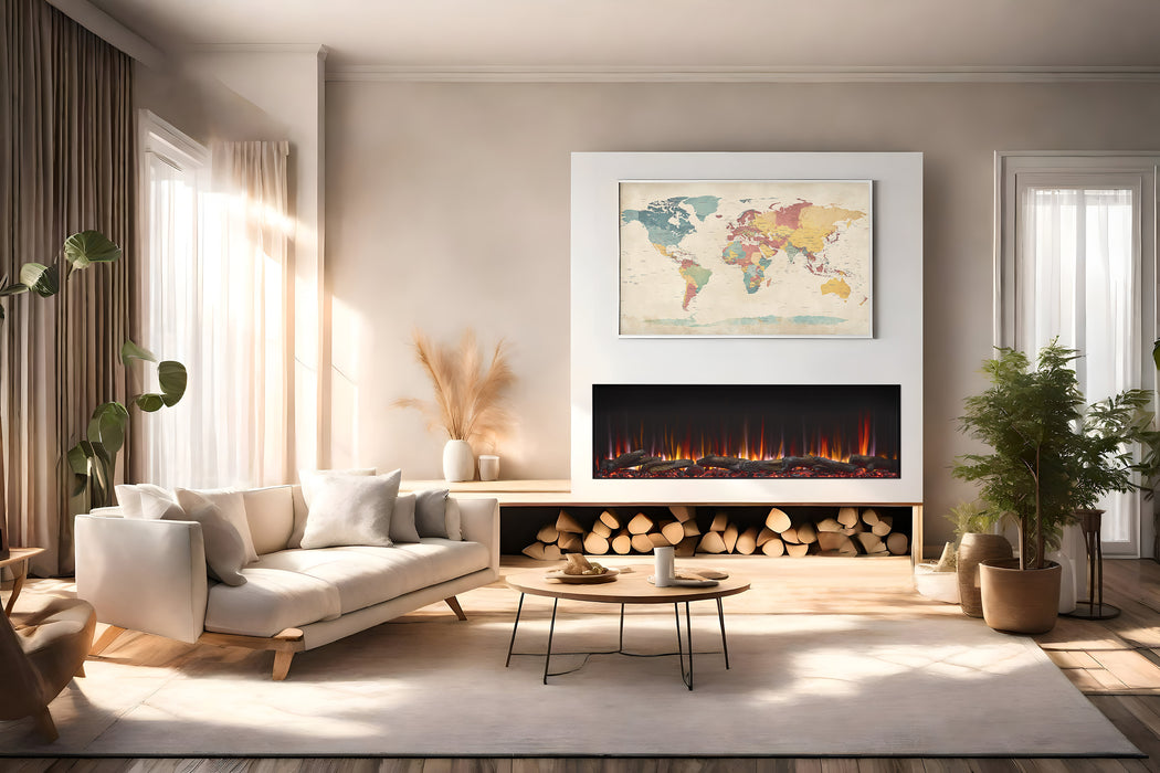 SimpliFire Triton Electric Fireplace (50", 65", 78")