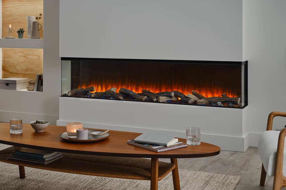 British Fires - New Forest 75" Electric Fireplace