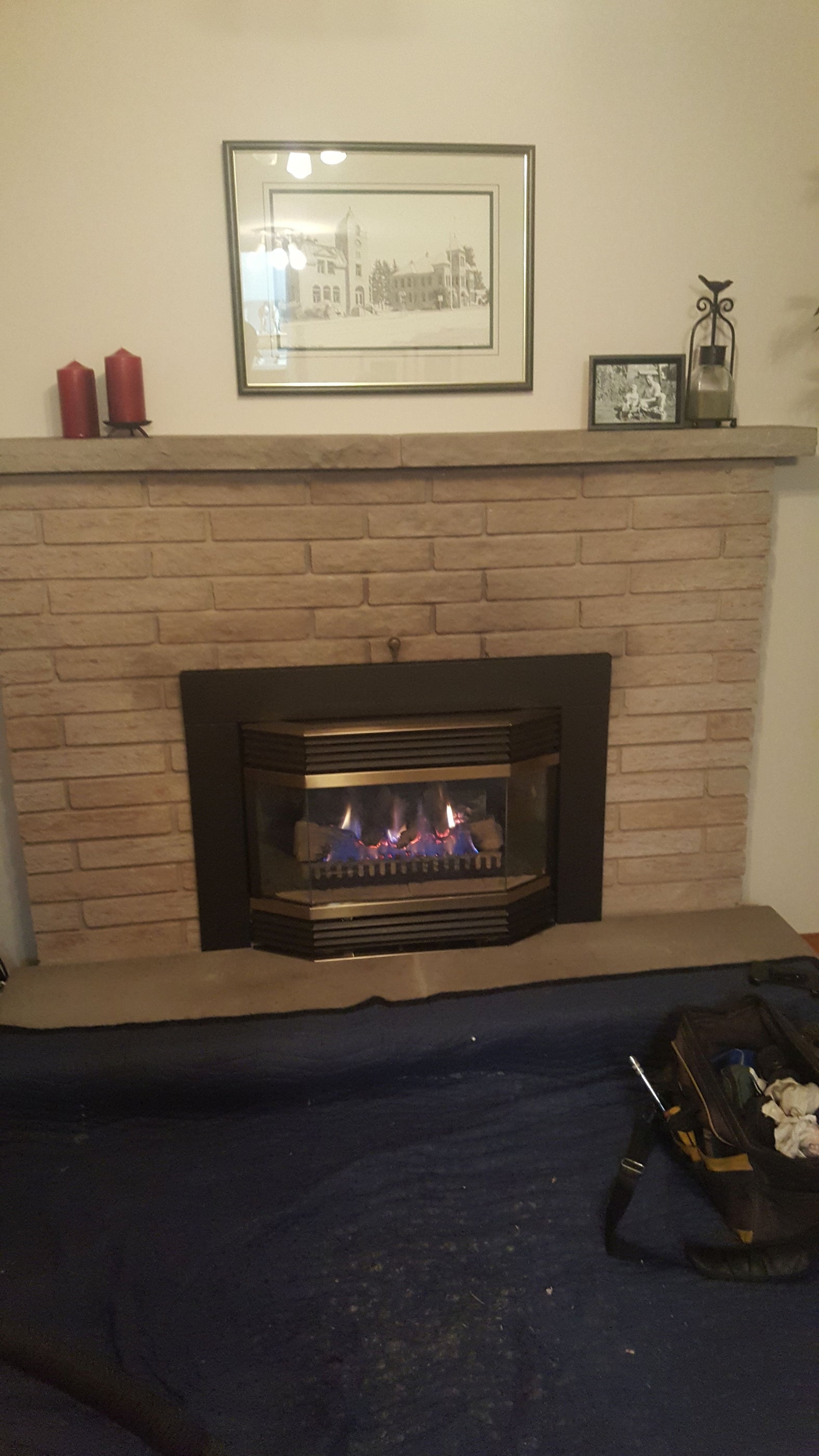 Valor G3.5 Gas Insert Install — Fireplaces Unlimited Heating & Cooling