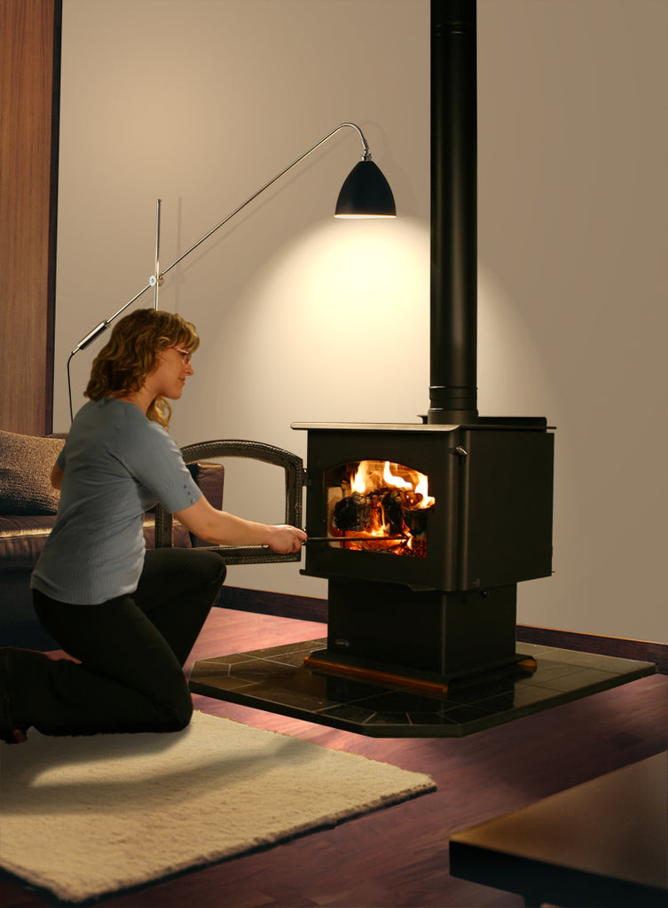 Quadra-Fire 3100 Millennium Wood Stove — Fireplaces Unlimited Heating u0026  Cooling
