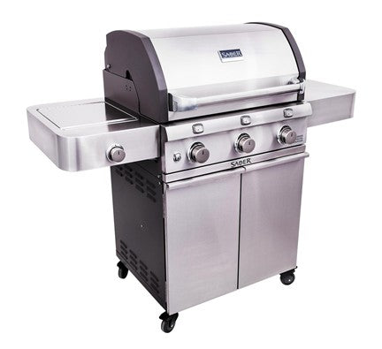 Saber Deluxe Stainless 3-Burner Gas Grill (Model R50CC0317)