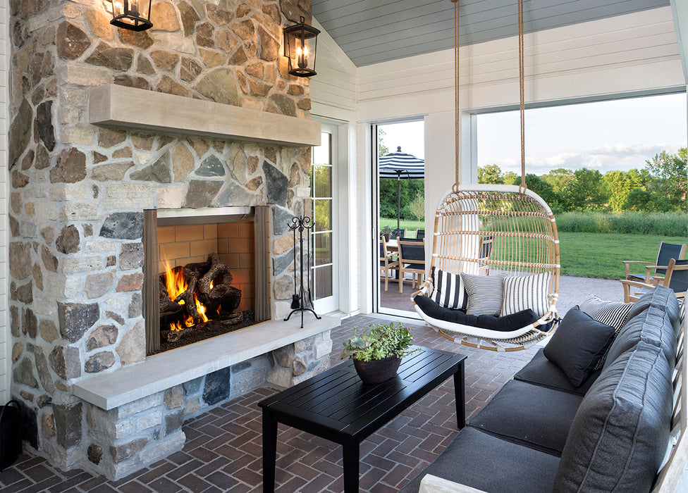 Heat & Glo Castlewood Wood Outdoor Fireplace