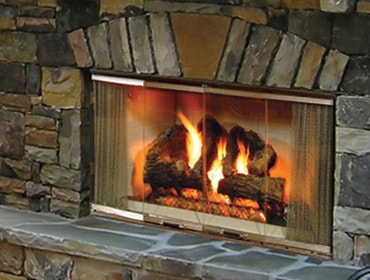 Heat & Glo Montana Outdoor Wood Fireplace