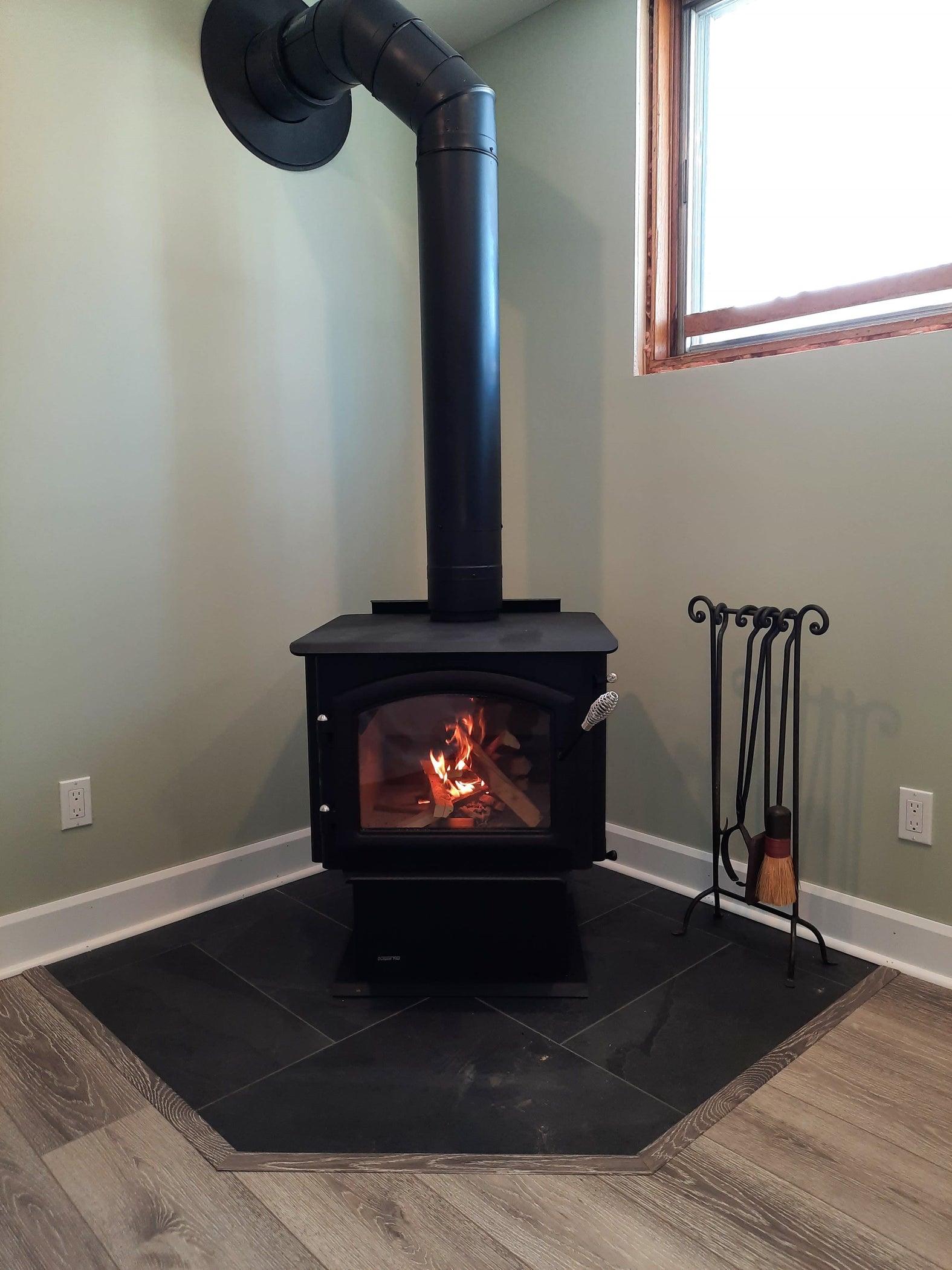 Quadra Fire Millennium Wood Stove Install — Fireplaces Unlimited