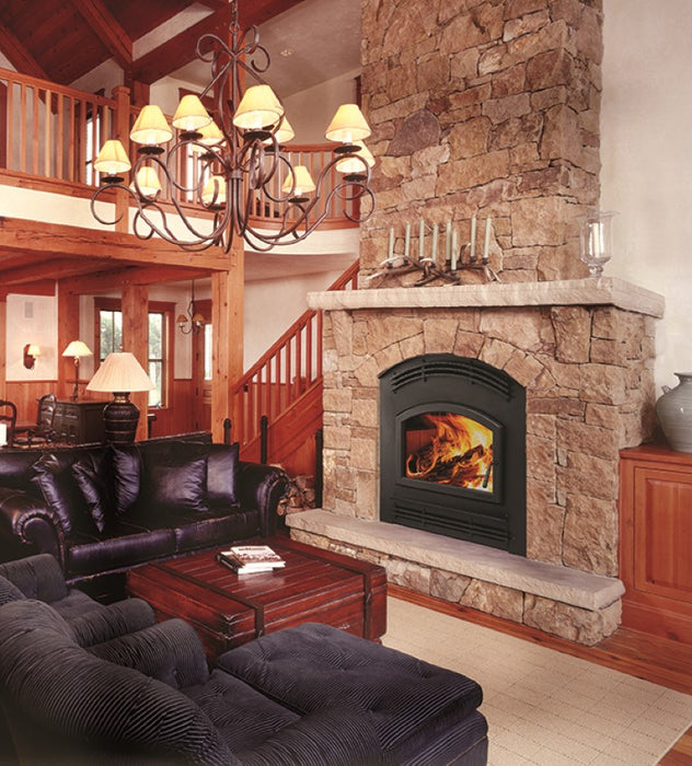 Quadra-Fire Pioneer Wood Fireplace