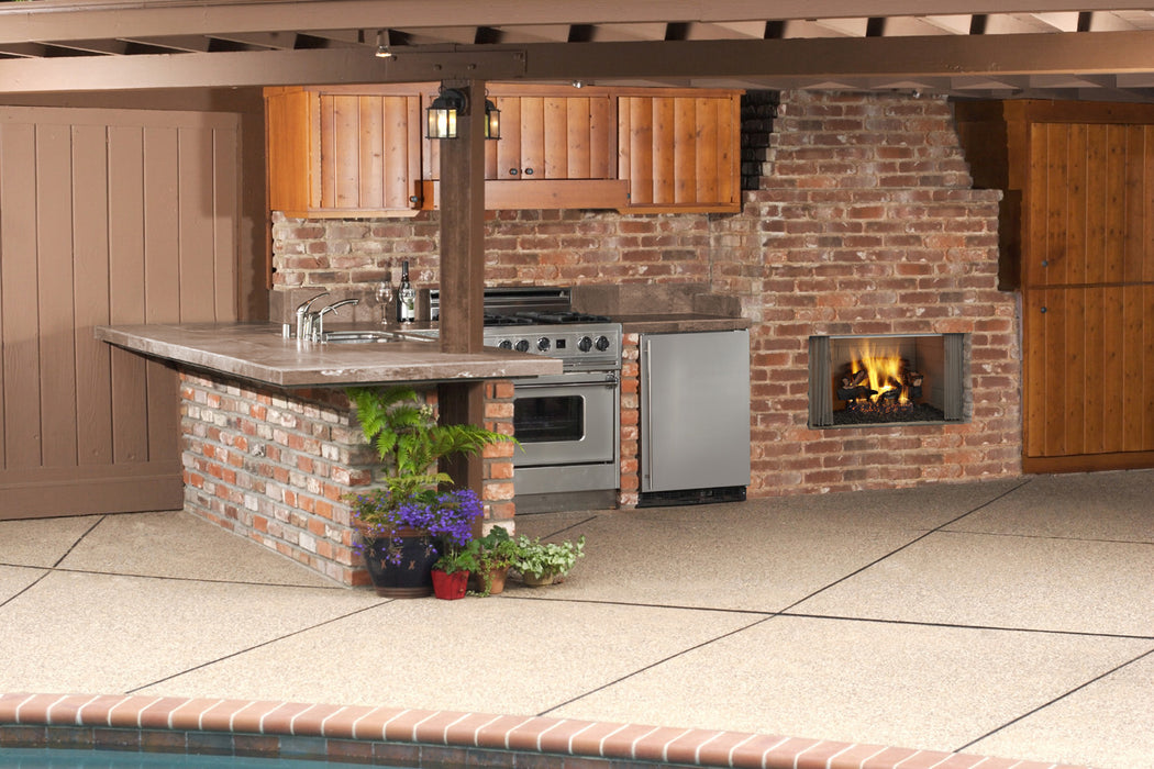 Heat & Glo Villawood Outdoor Wood Fireplace