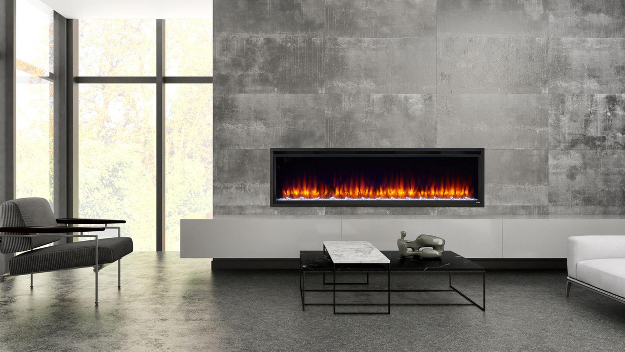 SimpliFire Allusion Platinum Electric Fireplace (50, 60, 72)