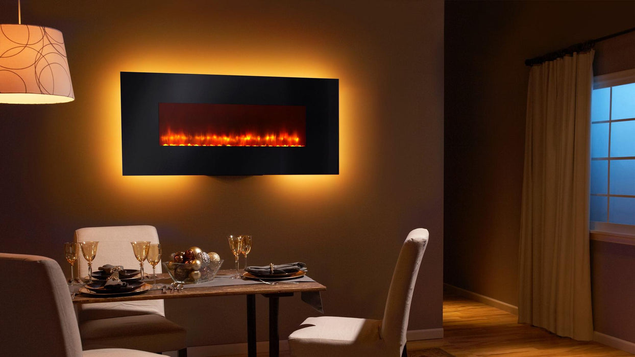 Heat & Glo - SimpliFire Wall Mount Electric Fireplace - 38" & 58" Sizes